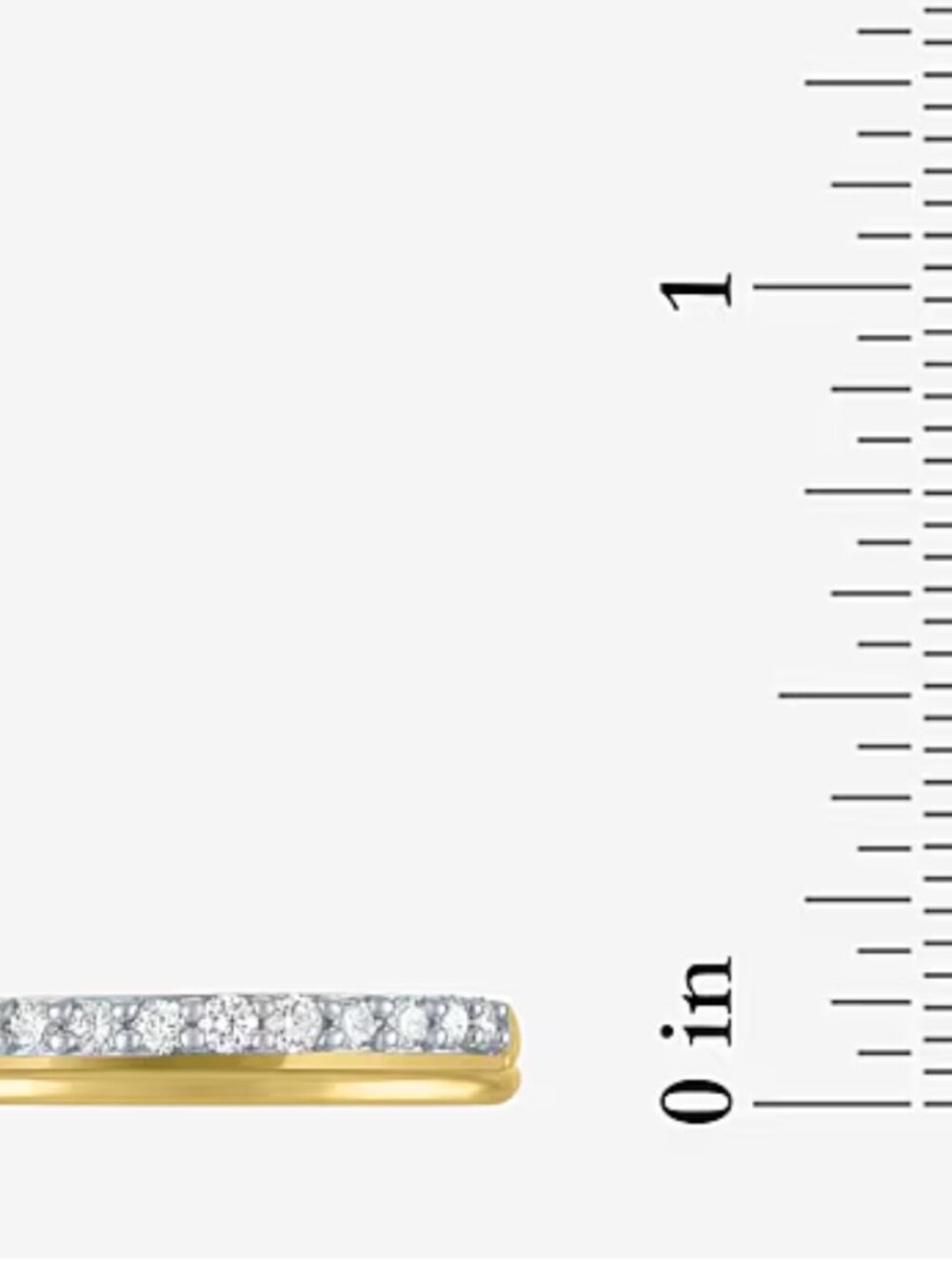 1/4 CT. T.W. Lab Grown White Diamond 10K Gold Wedding Band - Picture 6 of 14